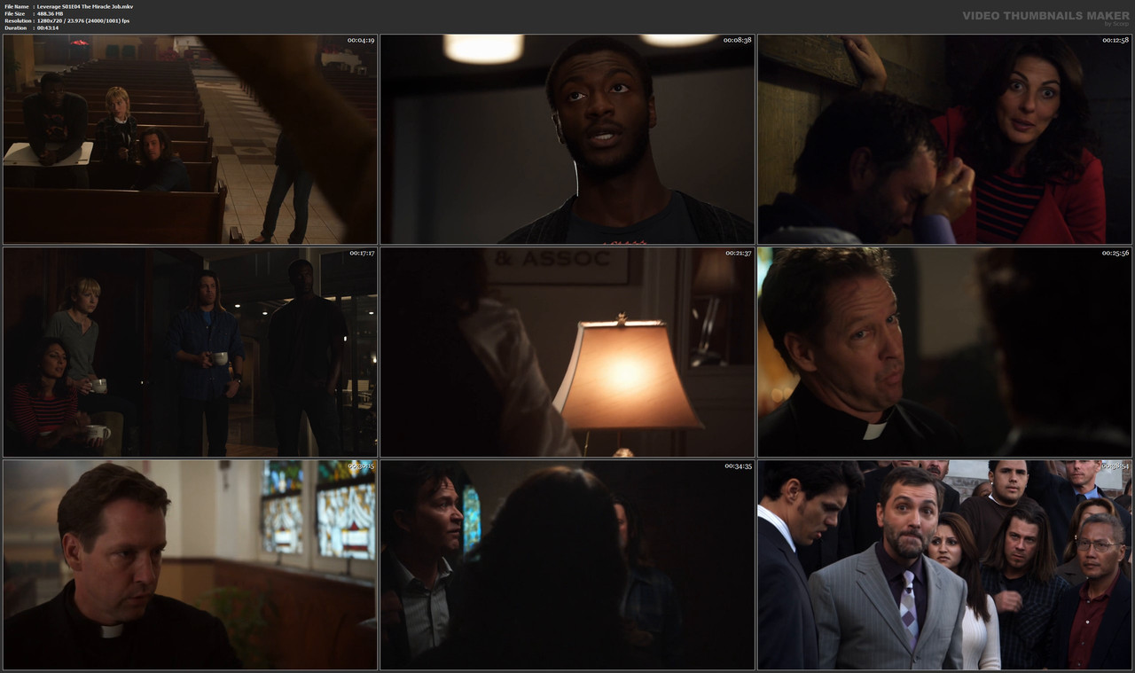 Leverage S01E04 The Miracle Job.mkv