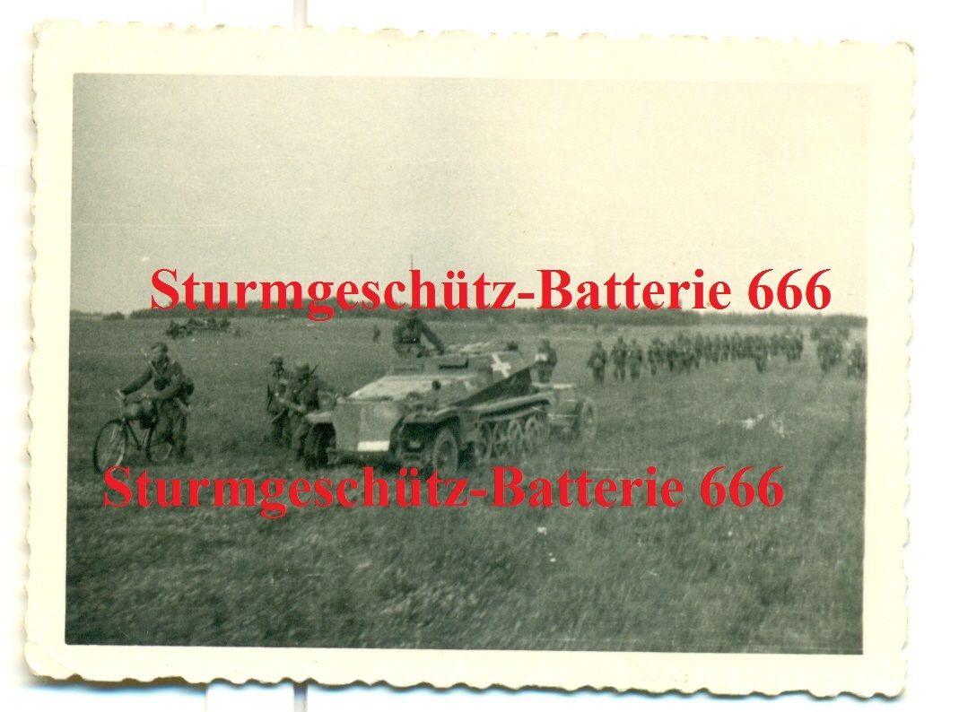 FOTO - STUG-BATTERIE 666 - STURMGESCHÜTZ - SdKfz