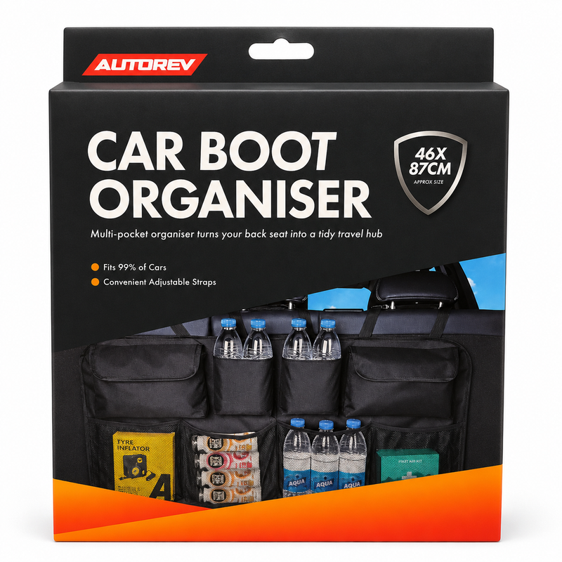 Car Back Seat Organiser with Storage Pockets | Universal Car Seat Back Protector 10 Universal Car Seat Back Organiser