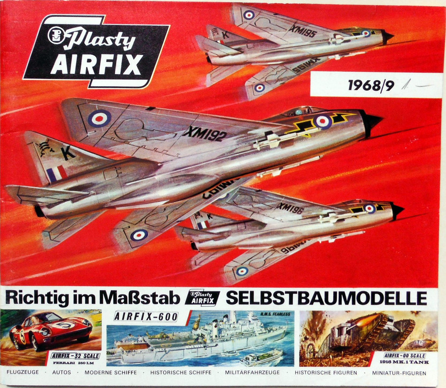 Plasty Airfix Catalogue 1968-1969