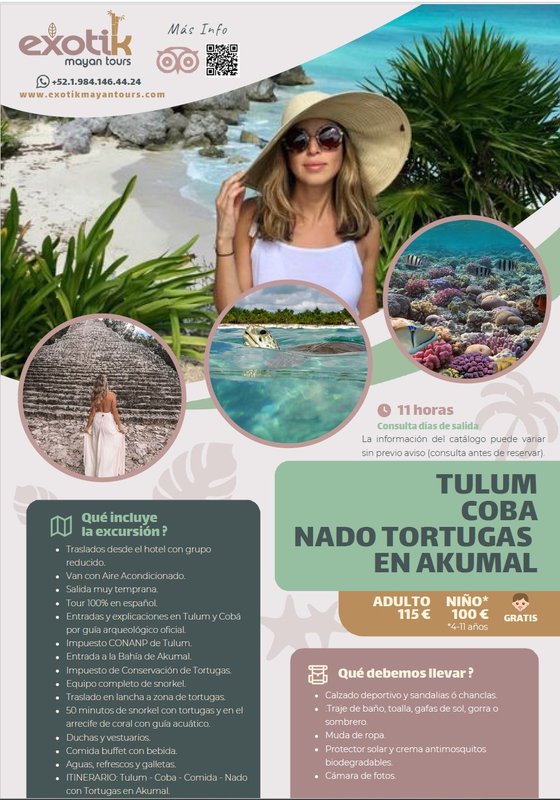 Ofertas Excursiones en la Riviera Maya - Exotik Mayan Tours - Foro Guías y Excursiones