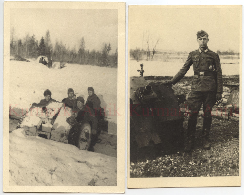 Fotos Wehrmacht Russland Minen Werfer Mörser Infanterie Geschütz Winter