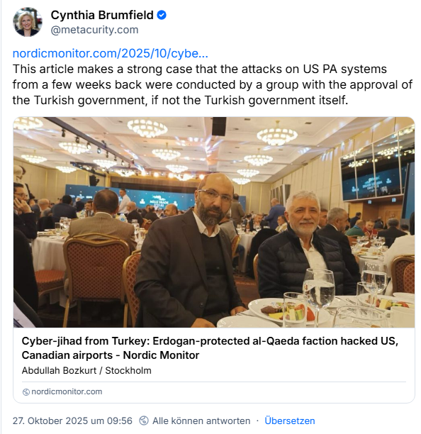 Hack von Flughäfen in Nordamerika