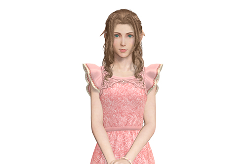 MMD Aerith (Casual Pink Dress)