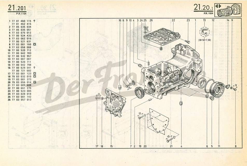 eclaté boite de vitesse r4 (2)