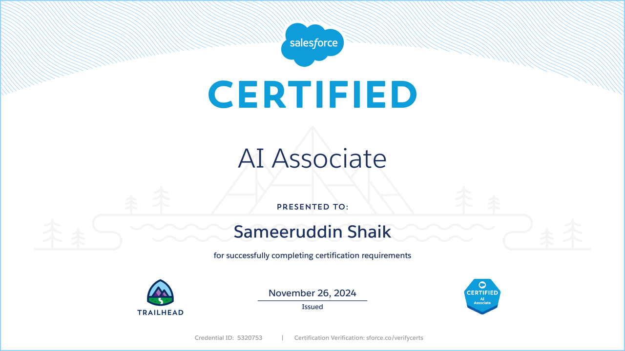 AI Associate Certification