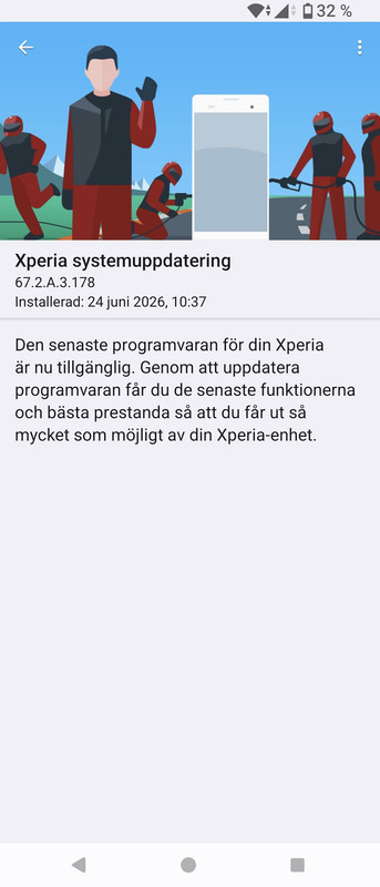 Systemuppdatering 24 juni