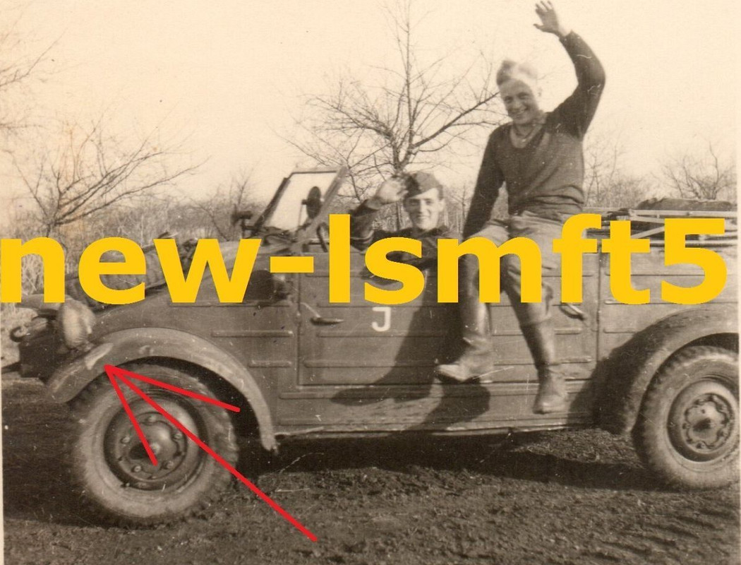 photo PKW Kfz Kübel-Wagen Kennung maling Zeichen