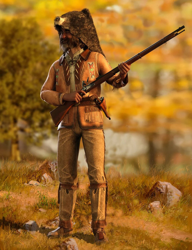 dForce Mountain Trapper Outfit for Genesis 8 Male