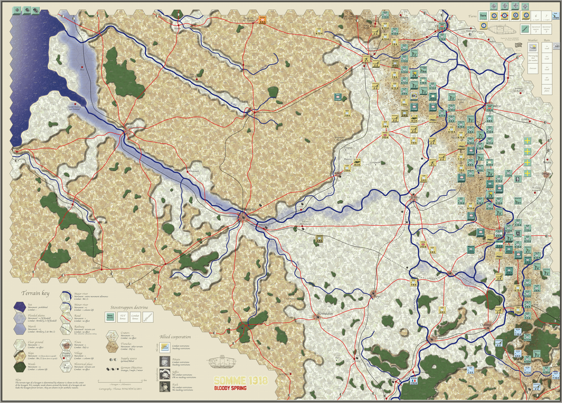 Somme 1918Map