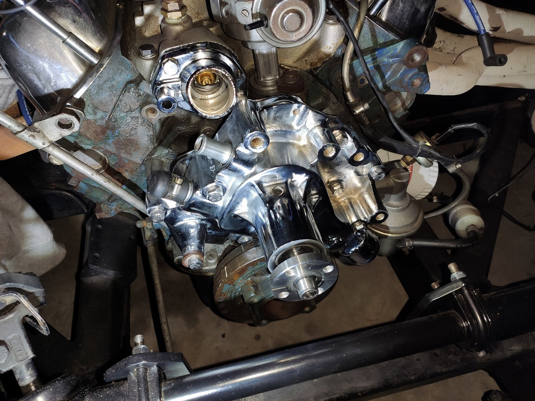 waterpomp en thermostaat gemonteerd (1) - resized