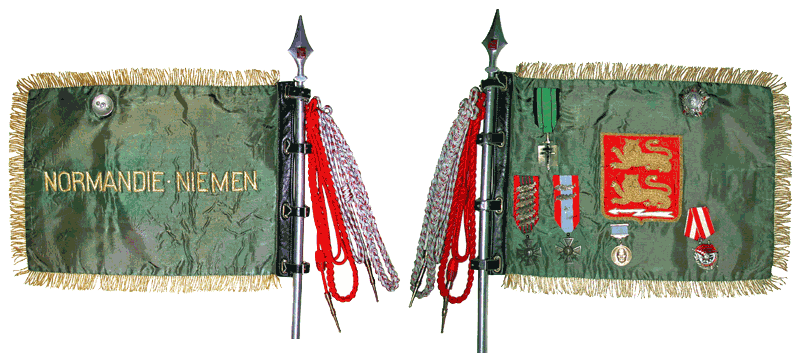 Estandarte del regimiento Normandie Niemen Estandarte del regimiento Normandie Niemen