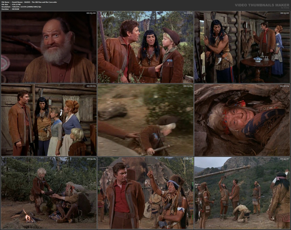 Daniel Boone - S02E05 - The Old Man and the Cave.mkv