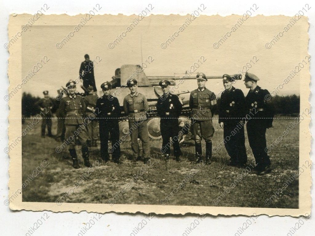 Foto, Wehrmacht, Gruppenfoto, Panzerjäger, Einsa