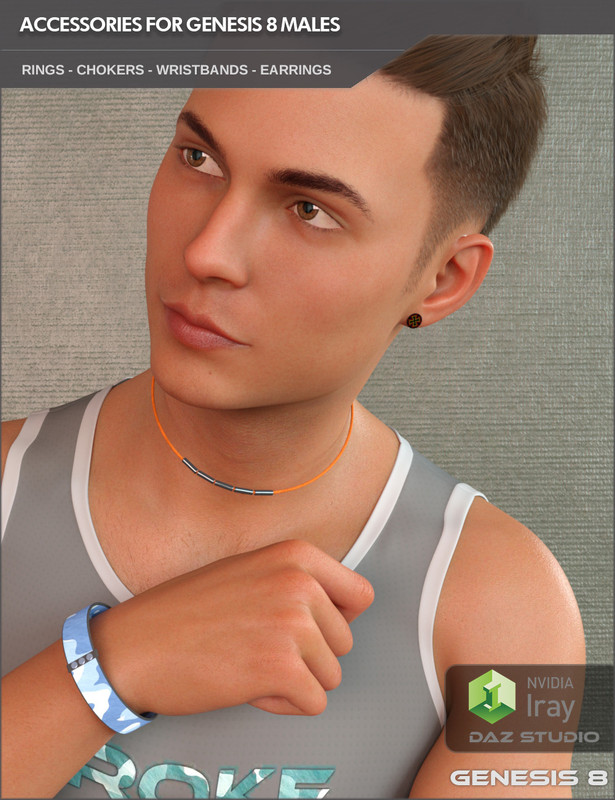 Accessories Set I for Genesis 8 Males