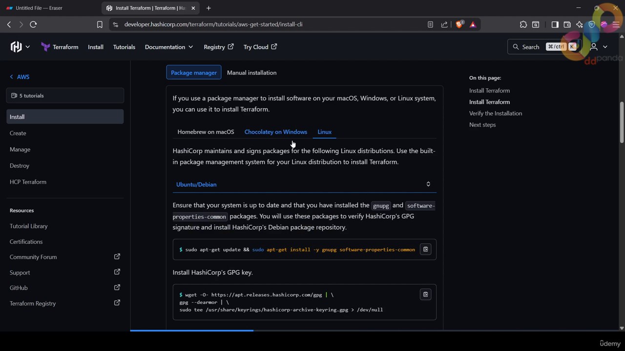 4 Install terraform 0000 00 00 30 screenshot