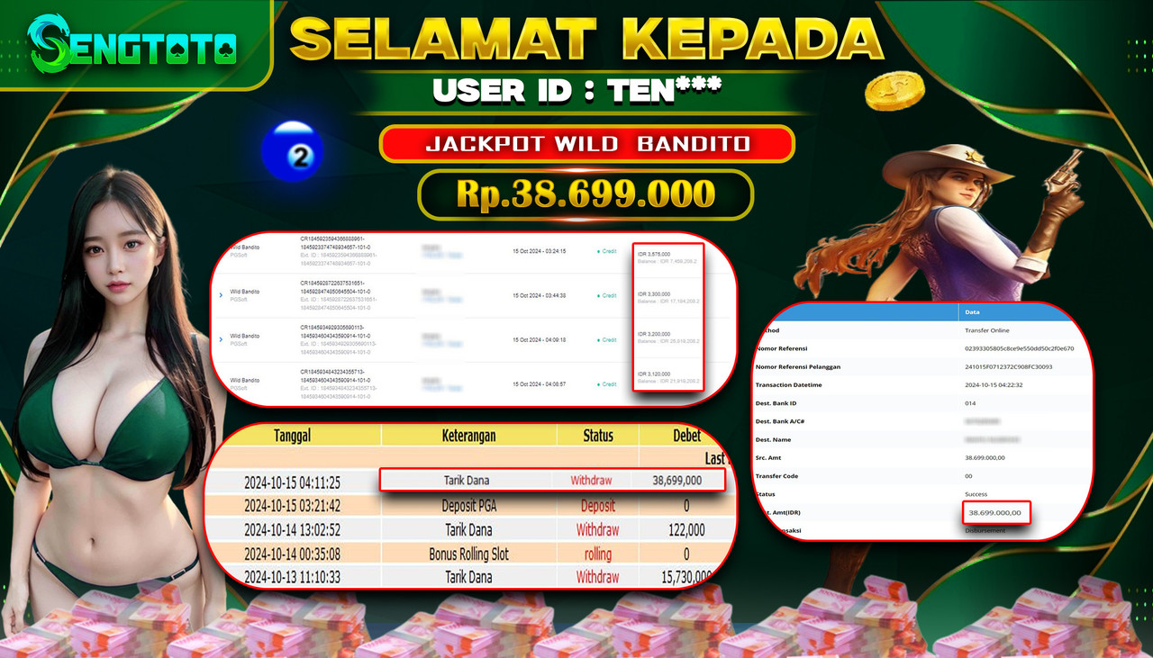 BUKTI PEMBAYARAN SLOT WILD BANDITO