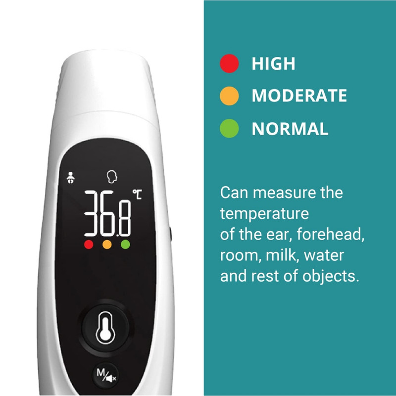 New Digital IR Thermometer Forehead Ear Non-contact Infrared Body Temperature