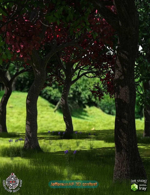 variety of tree species for iray 00 main daz3d