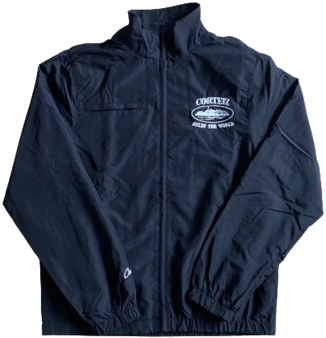 Corteiz Shukushuku Suit Chaleco Negro Blanco