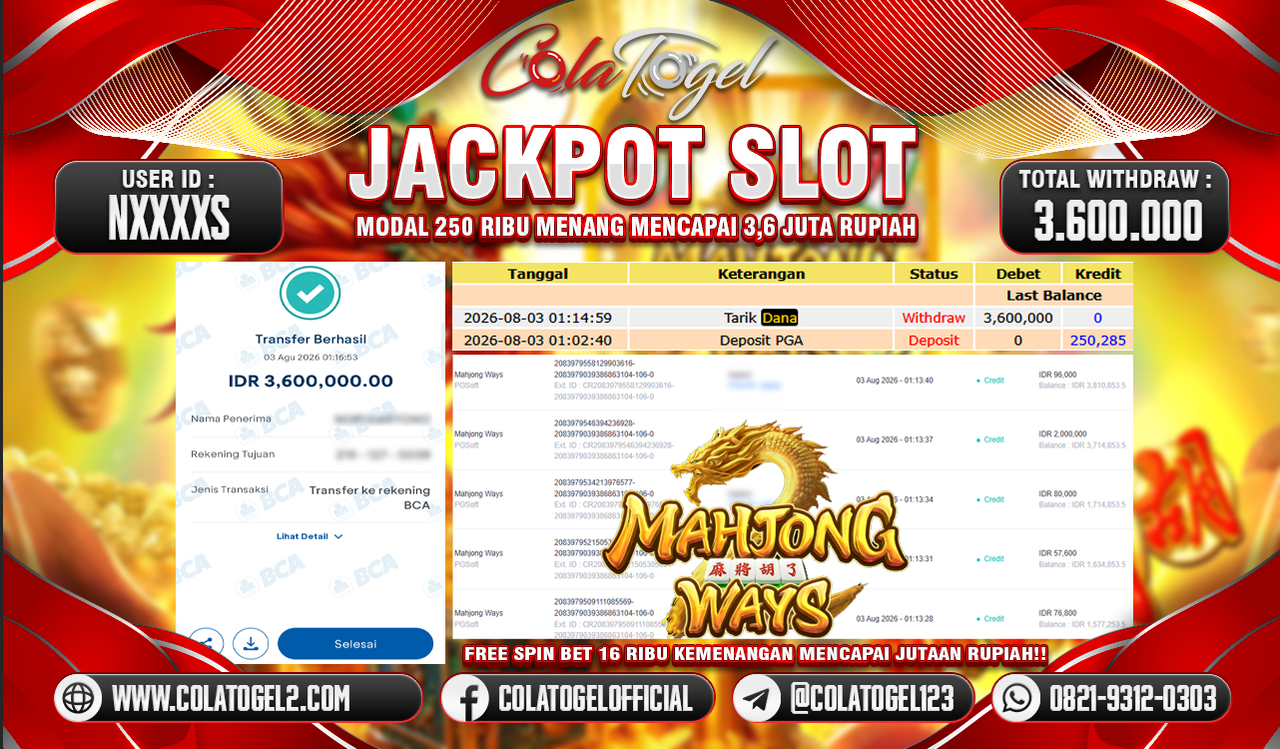 JACKPOT SLOT GACOR!!