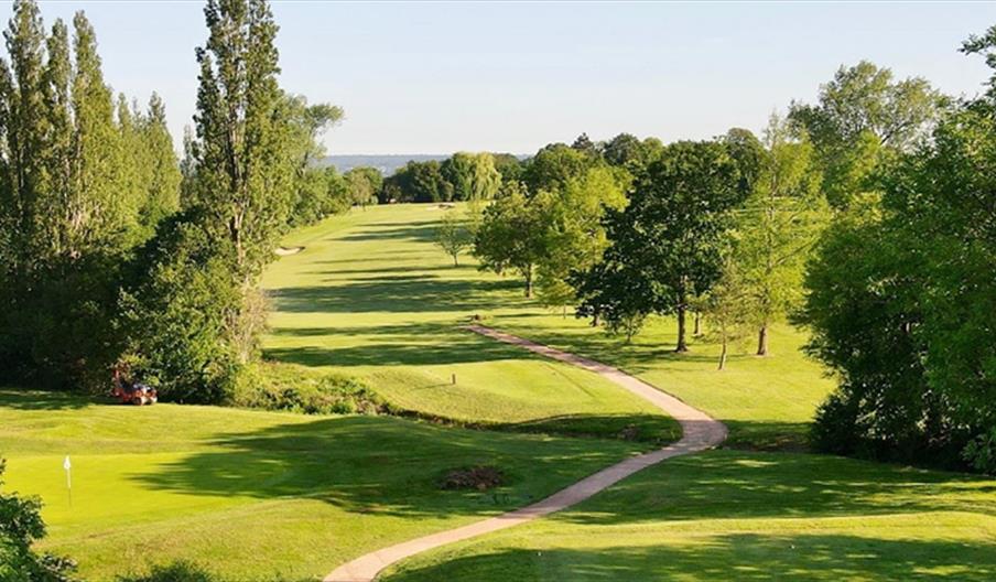 View across the fairways at Chigwell Golf Club