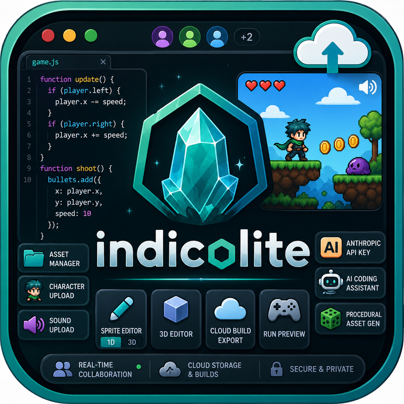 Concept preview of the Indicolite browser studio