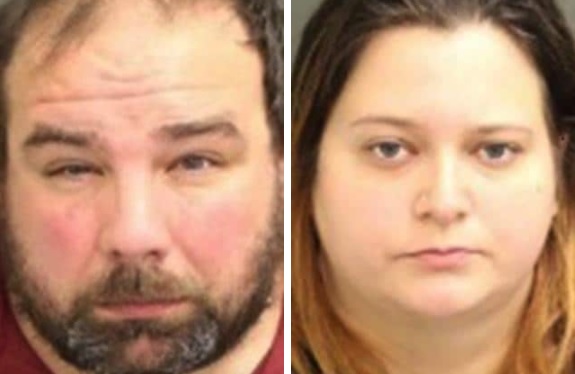 Kristen Swann (31) dan Tikothy Wilson (34) yang melakukan penyiksaan terhadap anak laki-laki mereka.