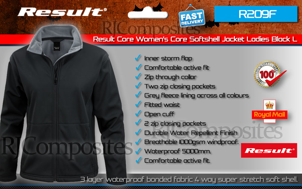 Result R209f Core Softshell Womens Jacket