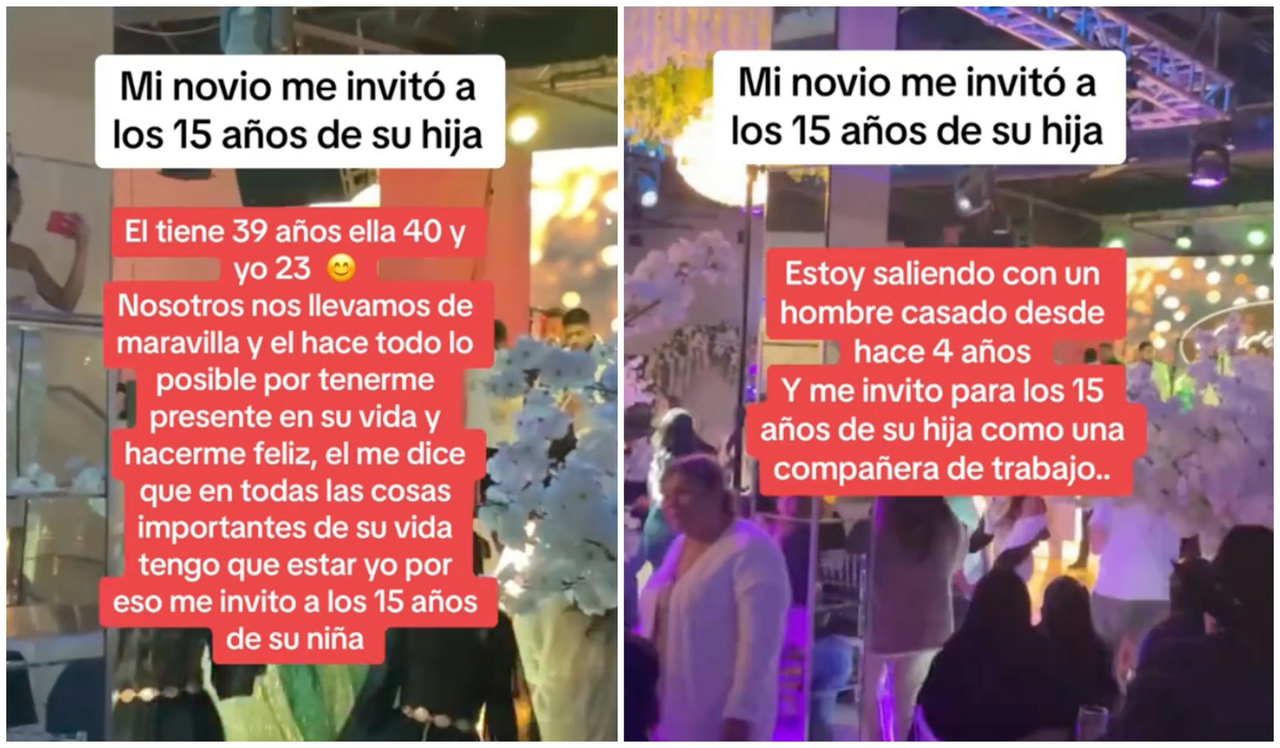 Infidelidad al descubierto: Amante asiste a los XV años de la hija de su pareja