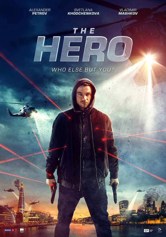 Hero 2019 movie poster showing the main protagonist in a dynamic action pose