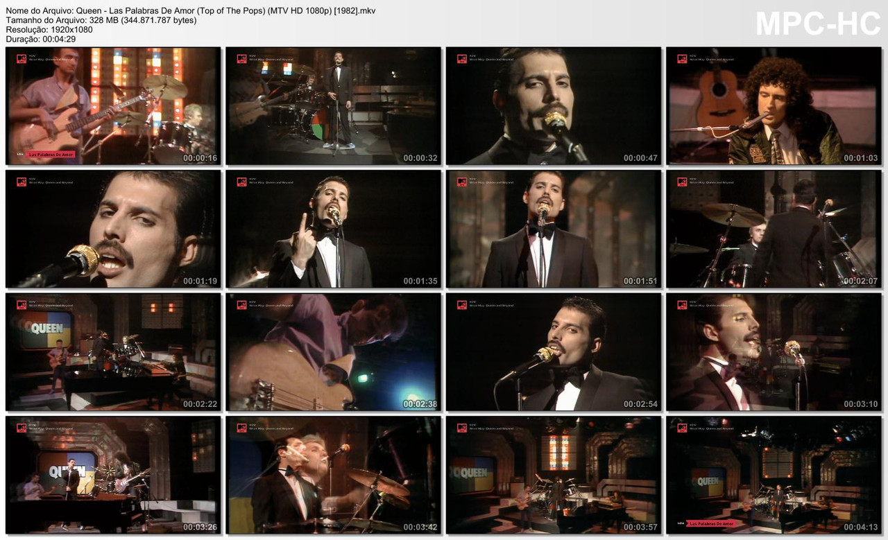 Queen - Las Palabras De Amor (Top of The Pops) (MTV HD 1080p) [1982]