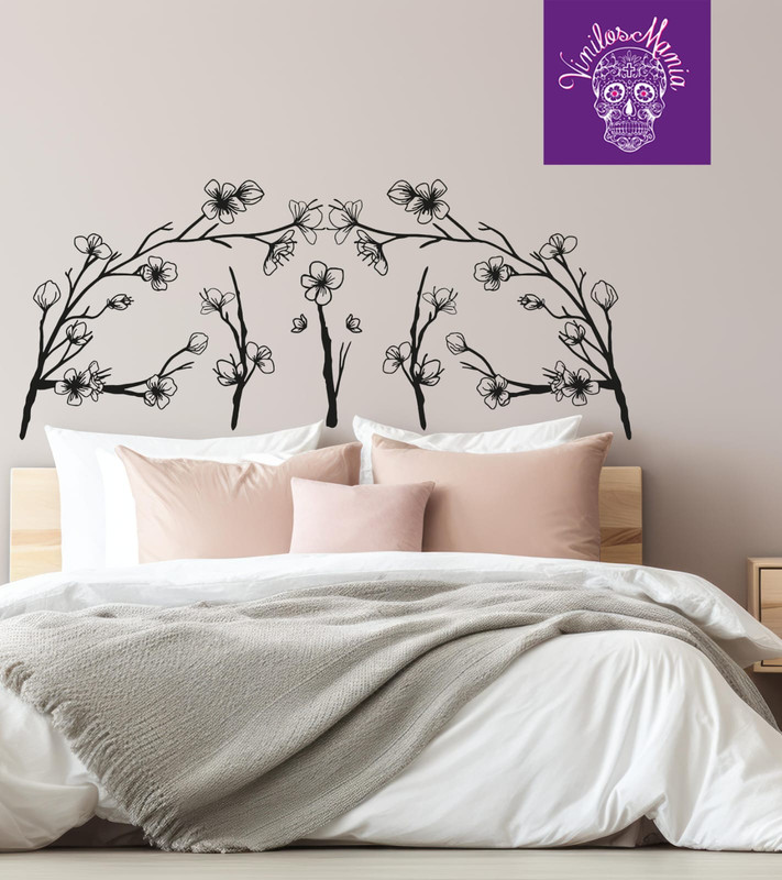Flores – Respaldo de cama