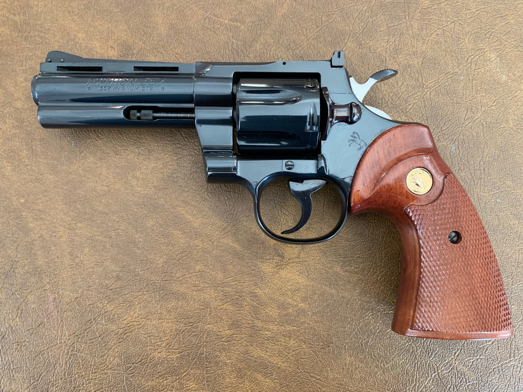 NC: Sold 1972 Colt Python .357 Magnum 4" Blue, Excellent Condition ...