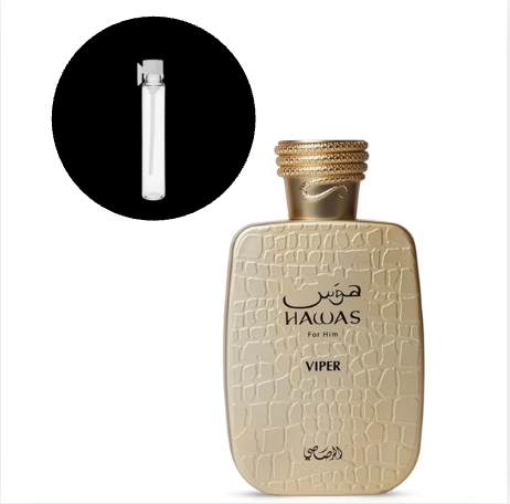 Amostra Perfume Rasasi Hawas Viper For Men EDP 1ml