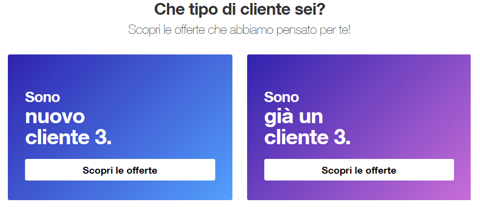 Offerte H3G in email