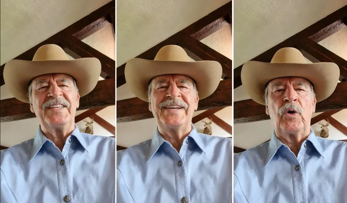 Vicente Fox debuta en TikTok con polémico video