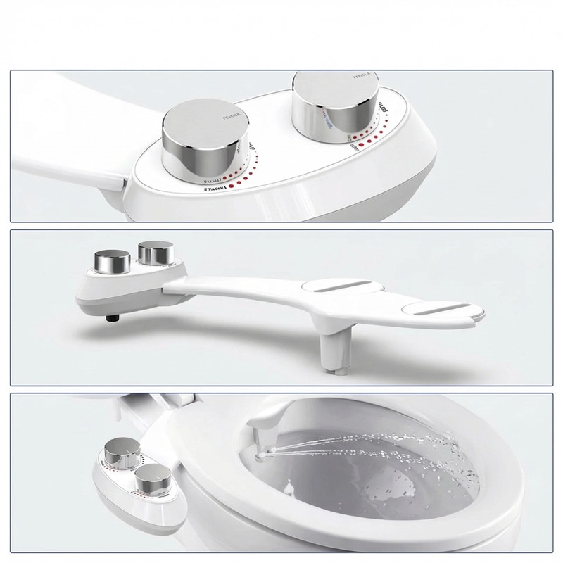 Warm Water Bidet Attachment - Gentle Hemorrhoid Relief