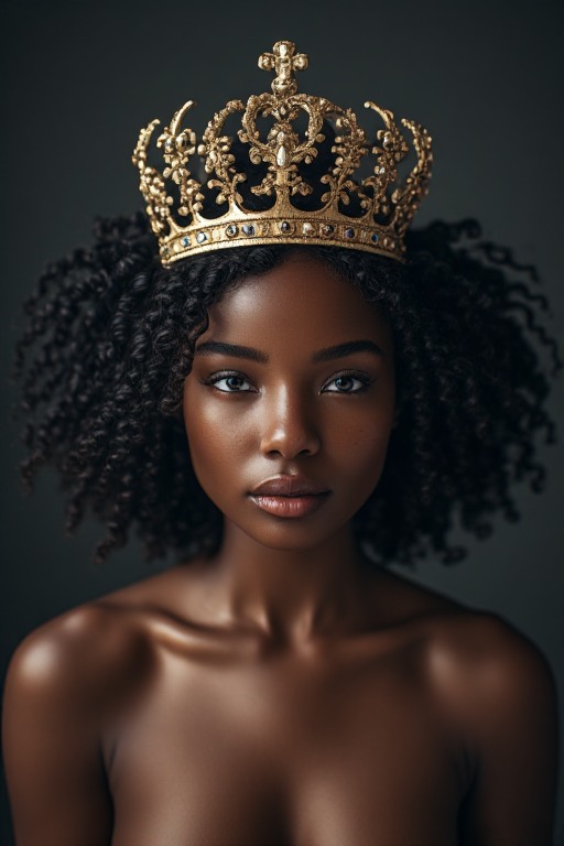 Naked-ebony-Queen-crown-soft-f-(13)