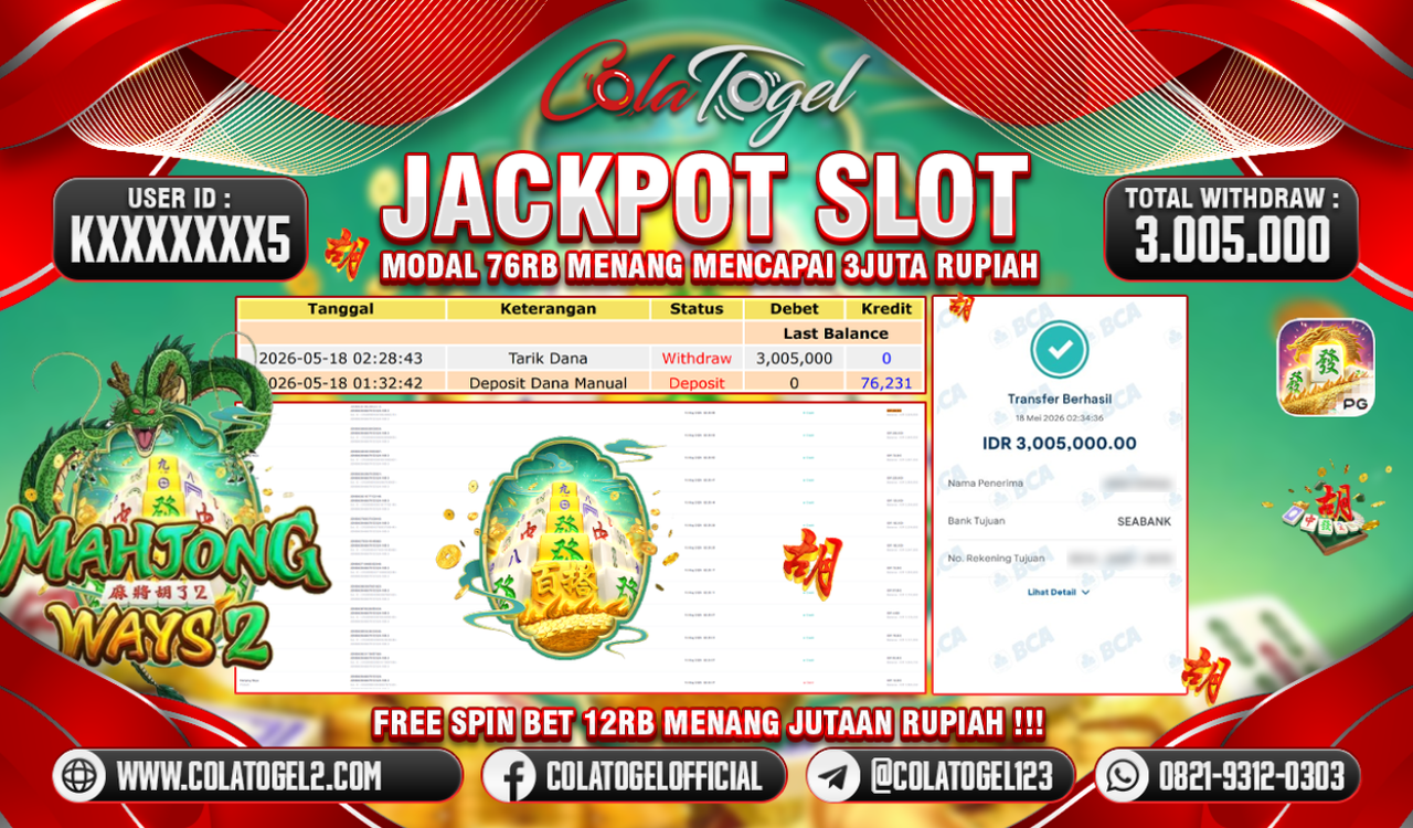 JACKPOT SLOT GACOR!!