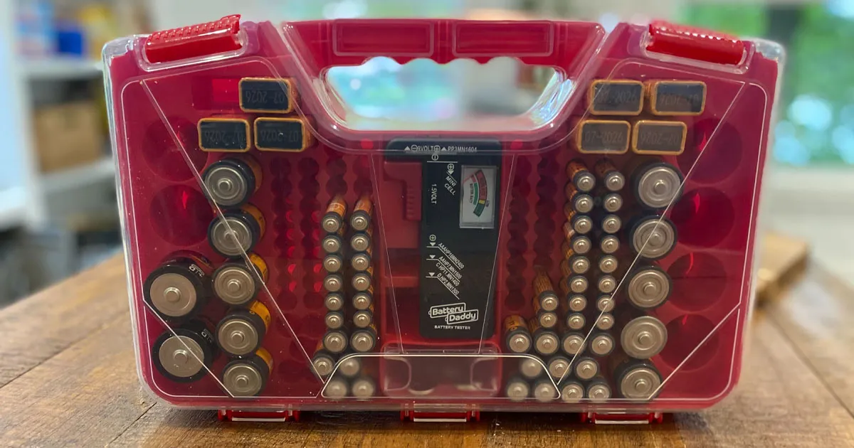 Organize Your Batteries with Battery Daddy Storage Case Organize Your Batteries with Battery Daddy Storage Case