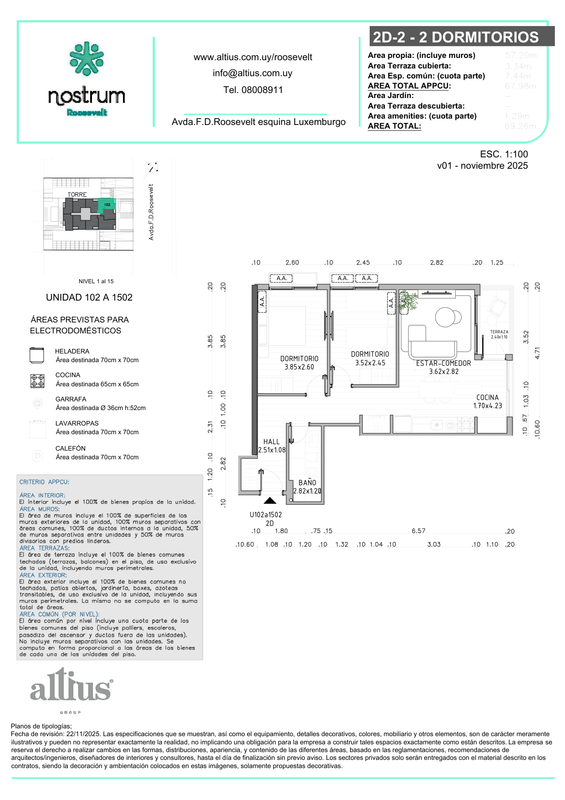 planos roosevelt 2D 2D2 302