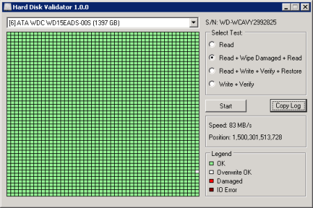 Hard Disk Validator 1.1.2