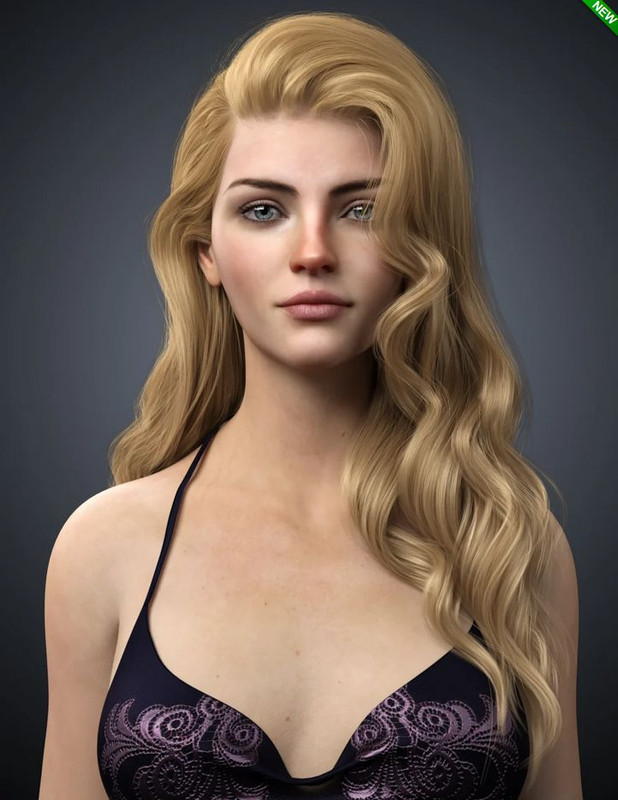 Ethel Hair for Genesis 8 and Genesis 8.1 (reupload)