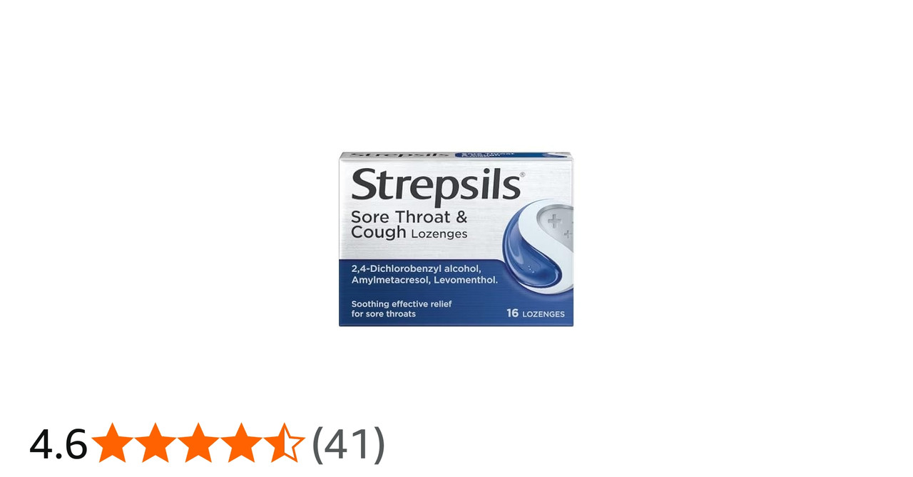 Strepsils Sore Throat $ Cough 16`S