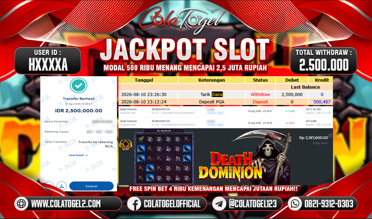 JACKPOT SLOT GACOR!!