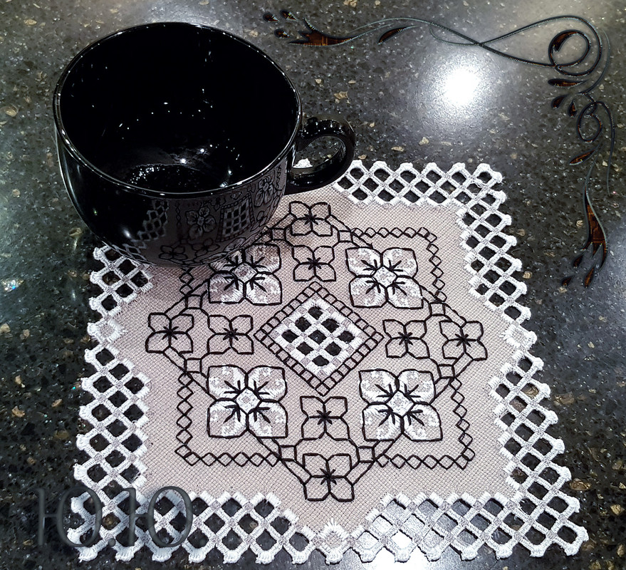 Салфетка цветы5