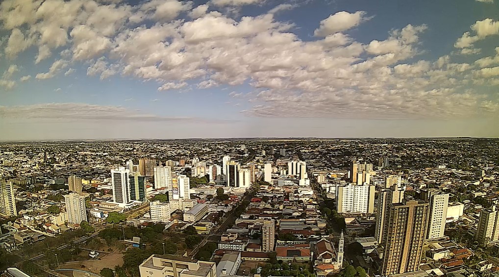 Campo Grande nesta manhã de domingo