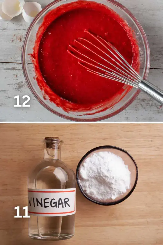Red velvet cake step 11 to 12