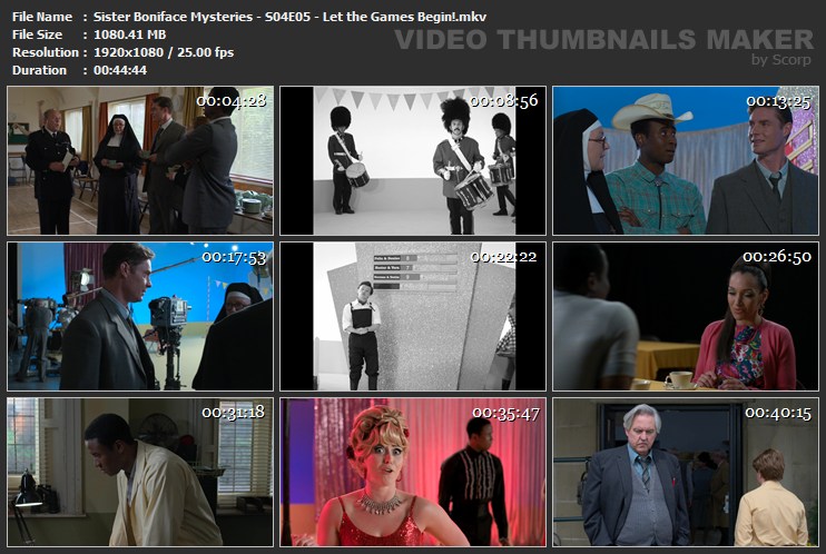 Sister Boniface Mysteries S04E05 Let the Games Begin mkv